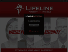 Tablet Screenshot of lifelinepurity.com